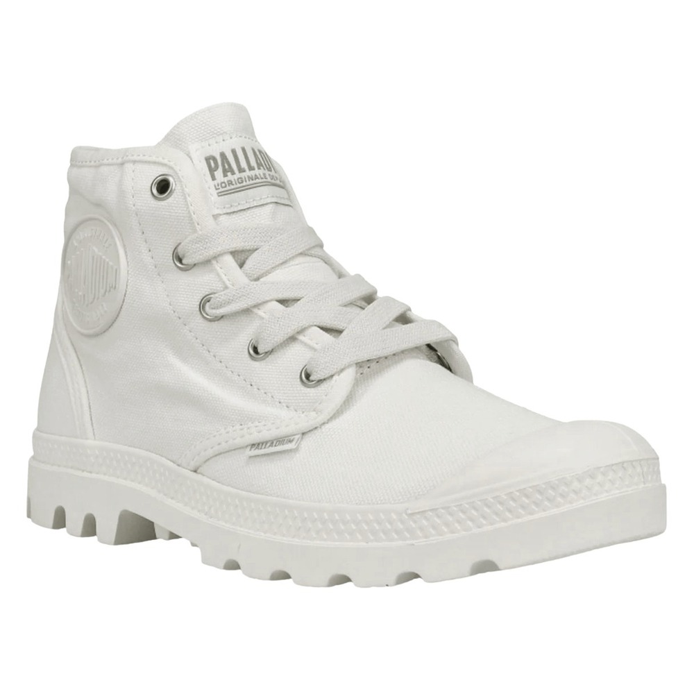 Palladium Pampa Hi Sneaker Boots / Shoes‎ - NEW Womens 8.5 White - #47101-CL1